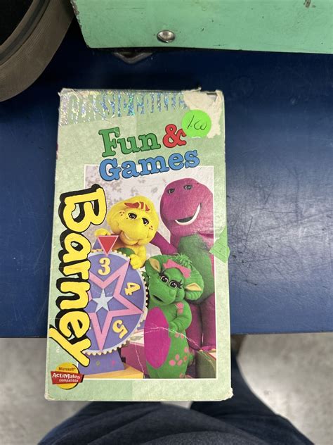 Barney Barneys Fun And Games Vhs 2000 Classic Collection