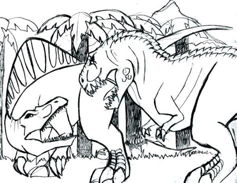 Indominus rex was one of the two main antagonists of the jurassic world film. Jurassic World Indominus Rex Coloring Pages at ...