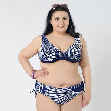 Plump Women Plus Size Sexy Bikini Brazilian Biquini Swimsuit Biquini Busty Two Piece Separate