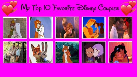 My Top 10 Disney Couples By Regularmariogalaxy12 On Deviantart