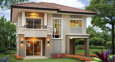 Warm And Inviting Two Story Modern House Pinoy House Designs