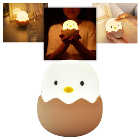 Chick Dimming Led Rechargeable Night Light │ Night Lamp With Touch