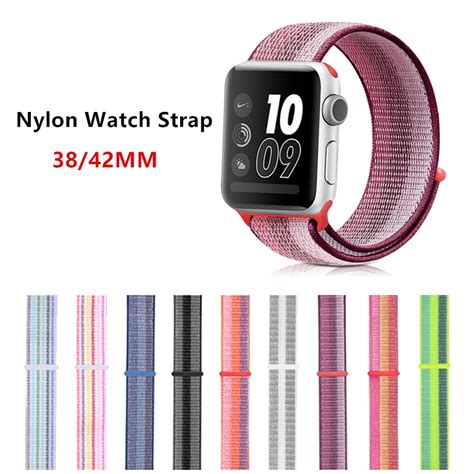 Luxury Lightweight Breathable Nylon Sport Loop Band For Apple Watch