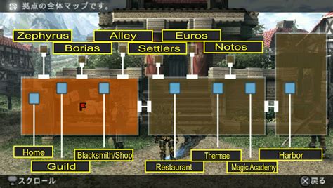 Frontier Gate Boost Simple Image Guide Village Map