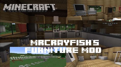 Mr crayfish's furniture mod crafting recipes. MrCrayfish's Furniture Mod Minecraft 1.7.10 (укр) - YouTube