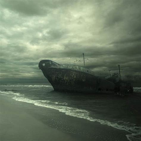 Wrecked World Stunning Photographic Manipulations Of Abandoned Shipwrecks