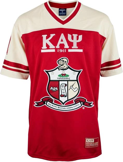 Big Boy Kappa Alpha Psi® Divine 9 S7 Mens Football Jersey Crimson Red