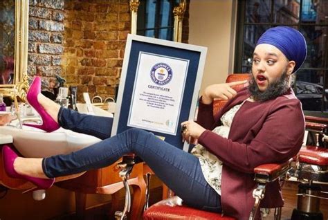 Harnaam Kaur S Beard Gets Her The Guinness World Record