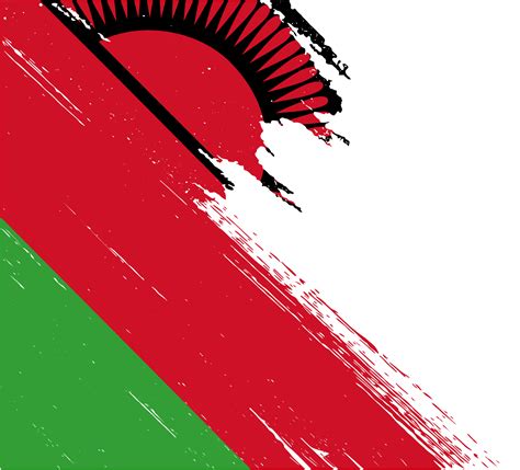 Malawi Flag Brush Paint Textured 37796455 Png
