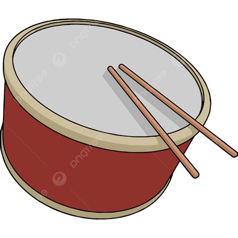 Red Drum Original Design Vector Drum Stick Music Png And Vector With