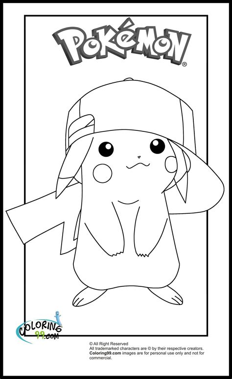 Free Printable Detective Pikachu Coloring Pages