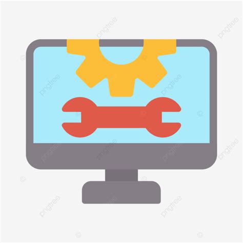 Setup Flat Icon Vector Data Gear Option Png And Vector With