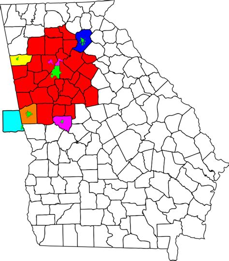 Atlanta Georgia Metropolitan Atlanta Statistical Area Atlanta MSA