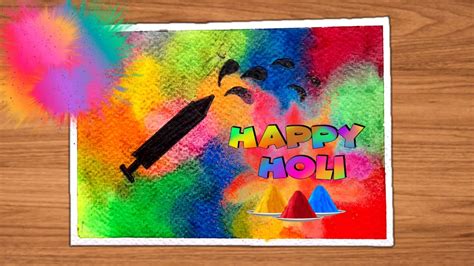 Holi Drawing Holi Drawing Easy Holi Special Drawing Holi Festival