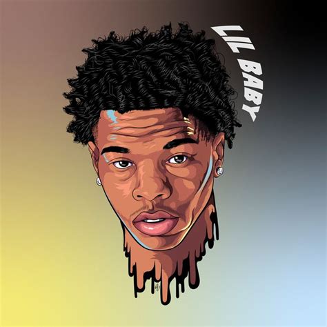 Lil Baby Vector Artwork Adamvisuals Drawings And Illustration