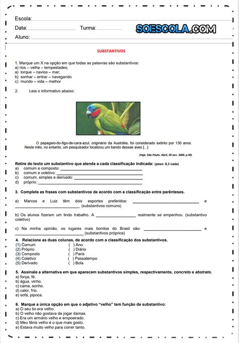 Relacione As Colunas De Acordo Com Os Substantivos Coletivos EDUCA