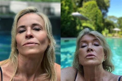 Martha Stewart Critiques Chelsea Handlers Recreation Of Her Viral Pool