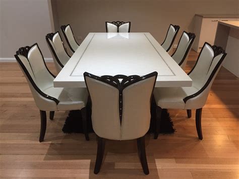 Bianca Marble Dining Table With 8 Chairs Marble King
