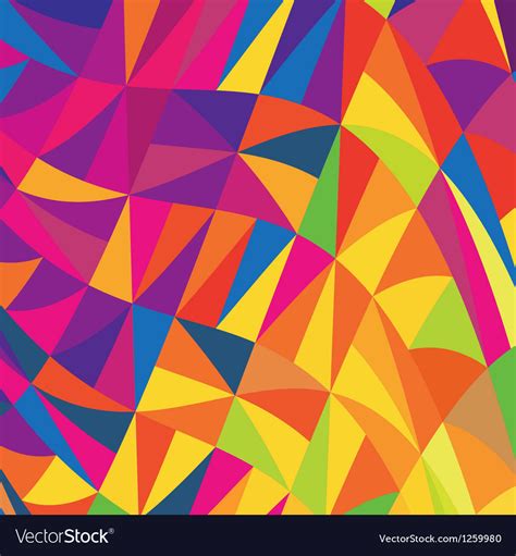 Multi Colored Triangles Background Royalty Free Vector Image