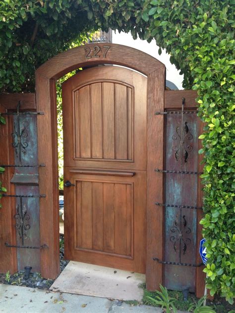 Amazing Wooden Gate Ideas To see more Visit ? | Wooden gates, Wooden gate designs, Wooden garden