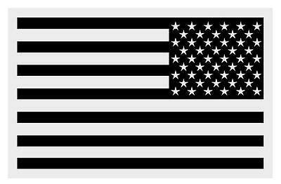Perhaps american black pride or a prisoner of war. Black American Flag REVERSED Very Small Reflective Decal ...