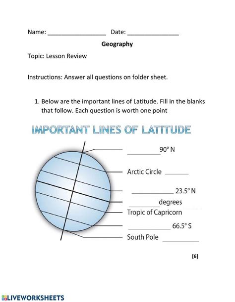 Latitude And Longitude Globe Practice Worksheets Longitude And