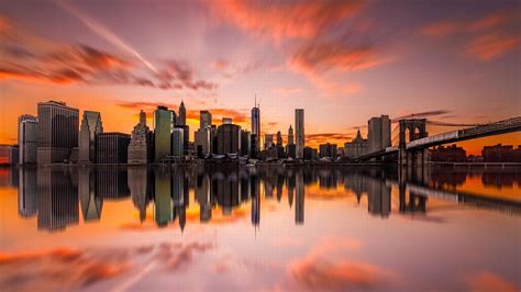 New York Sunrise Wallpapers Wallpaper Cave