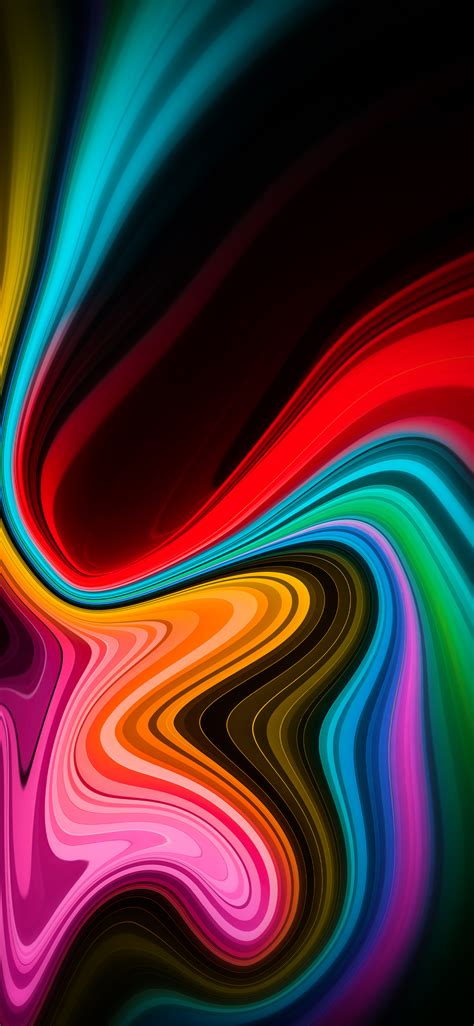 1125x2436 New Colors Formation Abstract 4k Iphone Xs