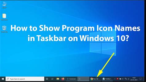 How To Show Program Names On Windows 10 Taskbar Images And Photos Finder