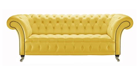 Your yellow leather sofa stock images are ready. Venetia Chesterfield Sofa, Yellow House Leather | Yellow ...