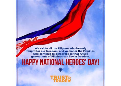 Happy National Heroes Day We Honor Our Heroes Trust Trade