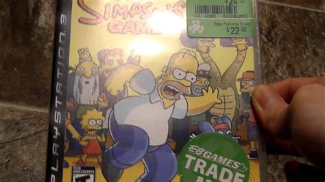 Unboxing The Simpsons Simpsons Game Electronic Arts Ea Sony