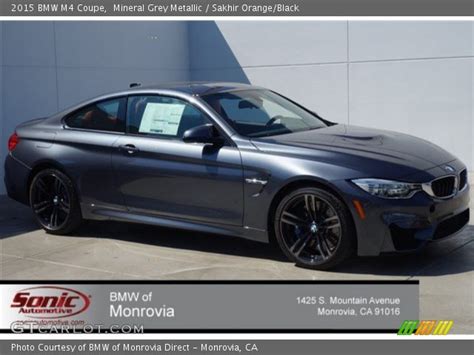 Singapore grey sakhir orange interior 6post com bmw 6. Mineral Grey Metallic - 2015 BMW M4 Coupe - Sakhir Orange/Black Interior | GTCarLot.com ...
