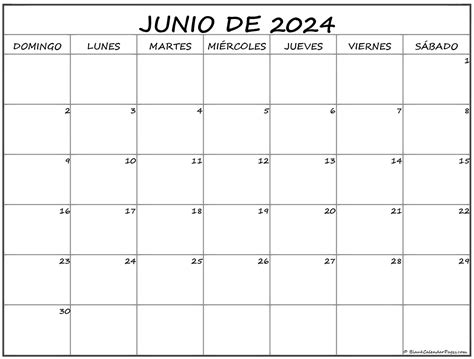 Junio De 2024 Calendario Gratis Calendario Junio