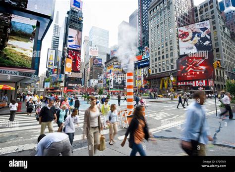 New York City Urban People Blurred Motion New York Hi Res Stock