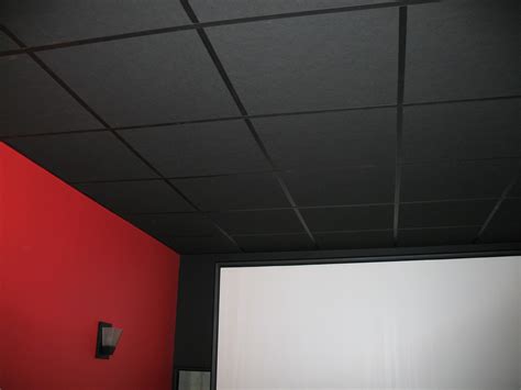2 x 2 black drop ceiling tiles. Soundproof Suspended Ceiling Tiles (With images) | Dropped ...