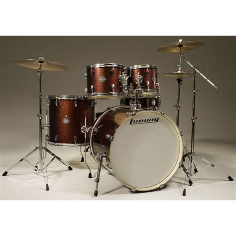 Ludwig Element Drive 5 Piece 22 Inch Drum Kit Wine Red Sparkle At