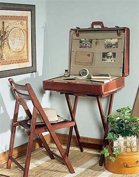 Reuse Old Suitcases 17 Furniture Ideas For Home Decoration Suitcase