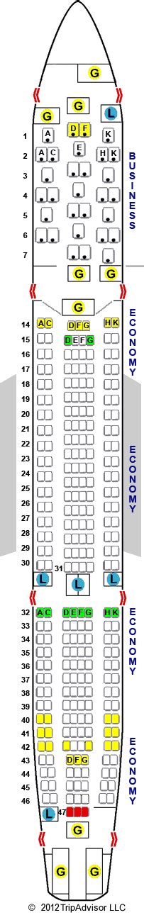 Seatguru Seat Map Brussels Airlines Airbus A330 300 Seating Charts
