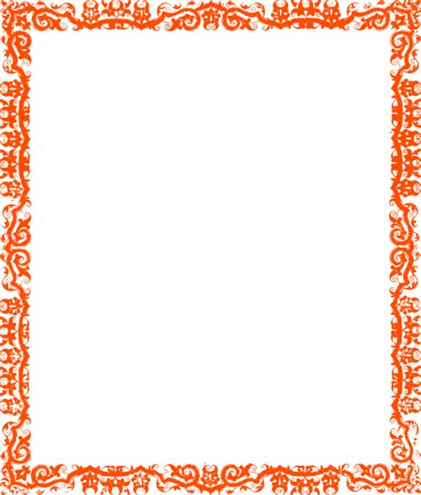 Orange Cool Border Clip Art At Vector Clip Art