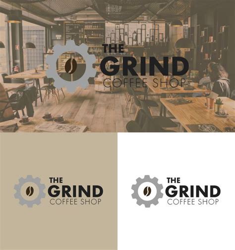 Opening a hip coffee shop or working on a memorable brand for your neighborhood provider of the best roasts? Mythic Design Company Logos "The Grind" is a coffee shop ...