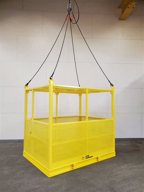Custom 12 Person Man Basket Crane Suspended Lifting Technologies