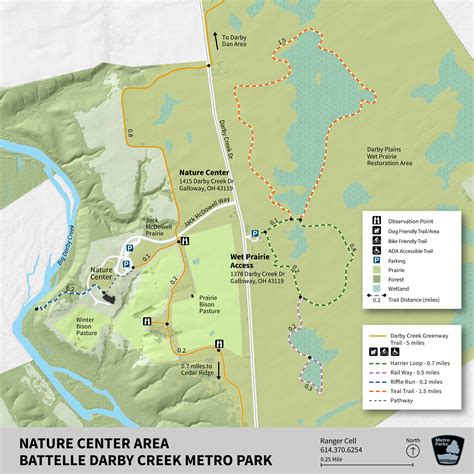 Battelle Darby Creek Metro Park Map