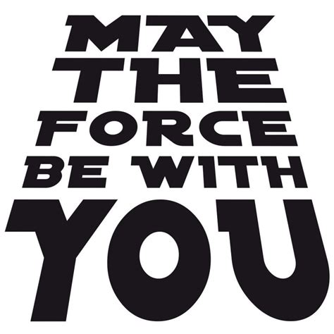 may the force be with you wall art dk