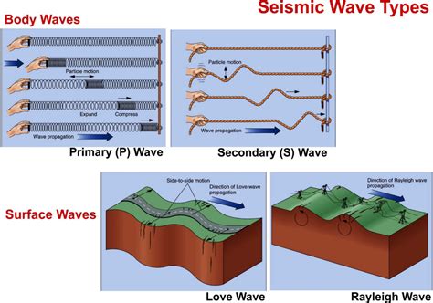 Seismic Wave Types With Images Seismic Wave P Wave Longitudinal Wave