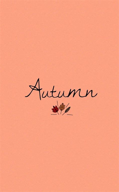 Minimalist Aesthetic Autumn Wallpapers Wallpaper Cave