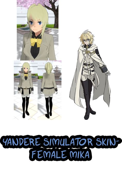 Yandere Simulator Female Mika Skin By Imaginaryalchemist On Deviantart