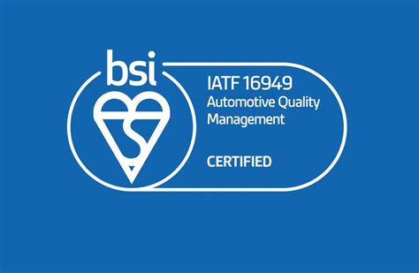 Iatf 16949 Certification Intelligent Energy