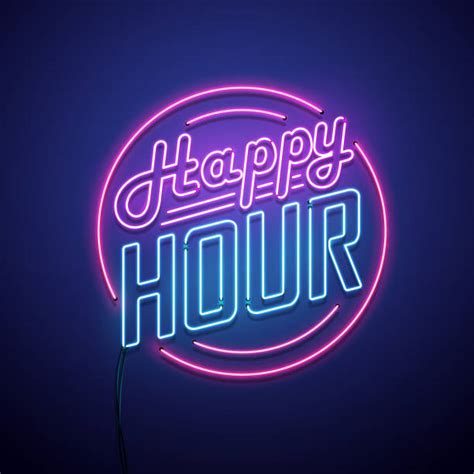 Happy Hour Sign Illustrations Royalty Free Vector Graphics And Clip Art