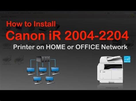 The tool starts automatically when you install a printer driver from the user software configuring wireless lan network settings for information about how to configure initial network. How to Install Canon iR2004-2204 Network Printer on Local Network - YouTube